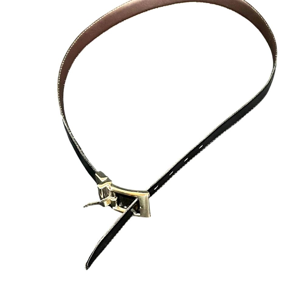 Men's leather reversible belt size 34